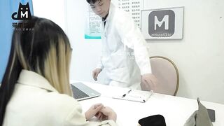 【猫爪影像】俏丽女神-倪哇哇【淫邪妇科诊所】检查竟被医生肉棒内诊，麻豆出品【MMZ-054】