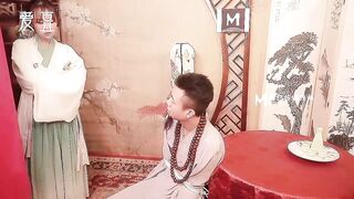 【麻豆传媒】新晋女神-韩诗雨【机灵可爱小叫花】强诱僧人迫犯色戒，高清720P原版首发【MAD-039】