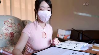 極為嚴格的女書法老師，對她懶散的學生，採取另類的教育方式_4k